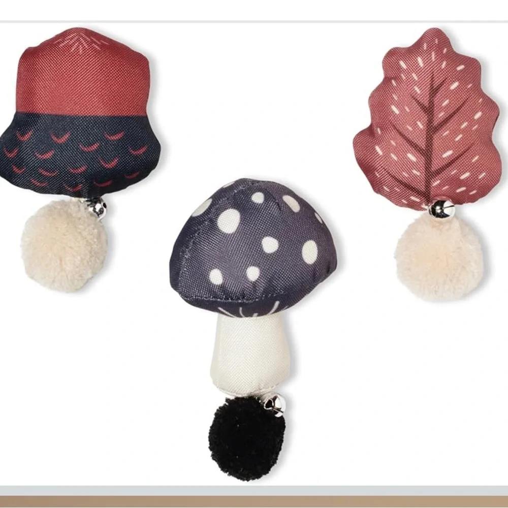 Fringe Studio Forest Finds Cat Toy Mini Sets of 3, PetShop Collection, NWT